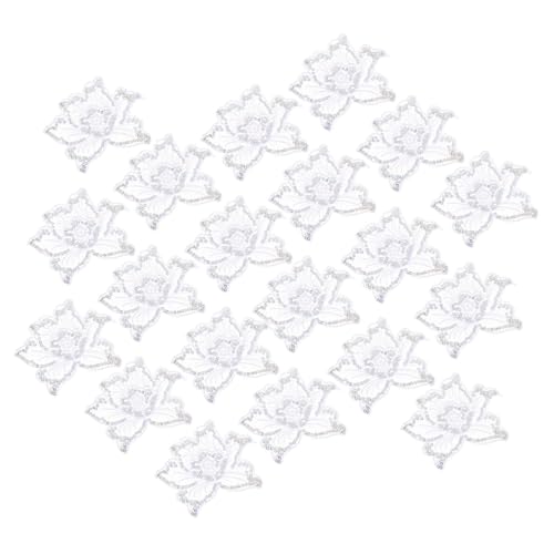 SEWACC 20 Stück Gestickte Aufnähmotive Blumen Patches zum Aufbügeln und Annähen Weiße Applikationen für Kleidung Taschen Hüte Vielseitige DIY Accessoires zur Textildekoration SEWACC 20 Stück Gestickte Aufnähmotive Blumen Patches zum Aufbügeln und Annähen Weiße Applikationen für Kleidung Taschen Hüte Vielseitige DIY Accessoires zur Textildekoration von SEWACC