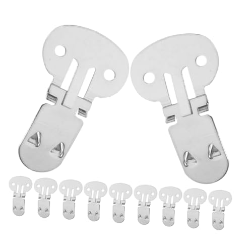 SEWACC 20 Stück Große Flache Edelstahl Schuhclips Leere DIY Bastelclips für Schuhschmuck Vielseitig Einsetzbar für Sneaker Pumps Langlebige Schuhschnallen ohne Abdrücke für SEWACC 20 Stück Große Flache Edelstahl Schuhclips Leere DIY Bastelclips für Schuhschmuck Vielseitig Einsetzbar für Sneaker Pumps Langlebige Schuhschnallen ohne Abdrücke für von SEWACC