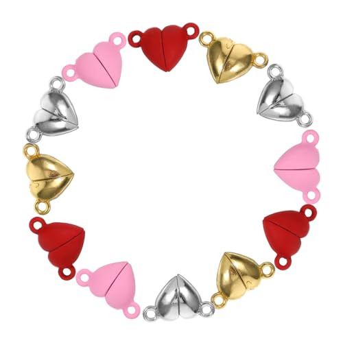 SEWACC 20 Stück Herzförmige Diy Halskette Verschlüsse Magnetische Liebes Buckle Anhänger für Hochzeitszubehör und Schmuckherstellung SEWACC 20 Stück Herzförmige Diy Halskette Verschlüsse Magnetische Liebes Buckle Anhänger für Hochzeitszubehör und Schmuckherstellung von SEWACC