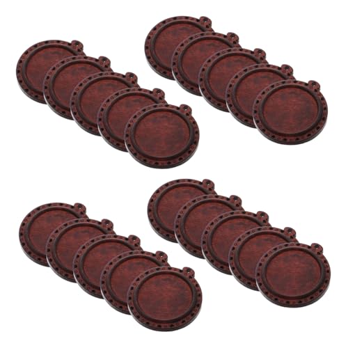 SEWACC 20 Stück Holz Pendant Tray Diy Schmuckzubehör Leere Holzanhänger für Handgemachte Vintage Bezel Einstellungen Natürliche Holzoberfläche für Kreative Bastelprojekte SEWACC 20 Stück Holz Pendant Tray Diy Schmuckzubehör Leere Holzanhänger für Handgemachte Vintage Bezel Einstellungen Natürliche Holzoberfläche für Kreative Bastelprojekte von SEWACC