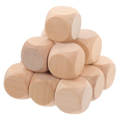 SEWACC 20 Stück Holz Würfel Blanko Holzklötzchen zum Basteln DIY Kreative Holzwürfel für Spiele Dekoration und Handwerk Holzblöcke Sechseitig Robust SEWACC 20 Stück Holz Würfel Blanko Holzklötzchen zum Basteln DIY Kreative Holzwürfel für Spiele Dekoration und Handwerk Holzblöcke Sechseitig Robust von SEWACC