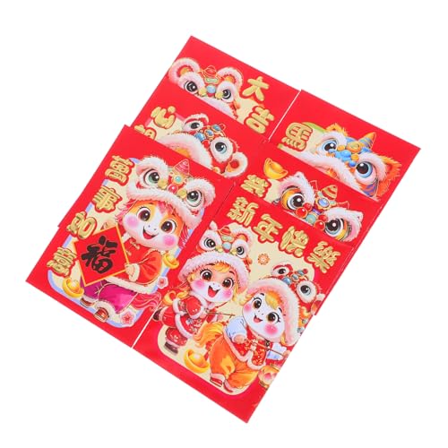 SEWACC 20 Stück Jahr Des Pferdes Rote Umschläge Aus Stabiler Papierqualität Mit Karikatur Pferdemotiv Für Lunar Geldgeschenke Traditionelle Chinesische Neujahrsumschläge SEWACC 20 Stück Jahr Des Pferdes Rote Umschläge Aus Stabiler Papierqualität Mit Karikatur Pferdemotiv Für Lunar Geldgeschenke Traditionelle Chinesische Neujahrsumschläge von SEWACC