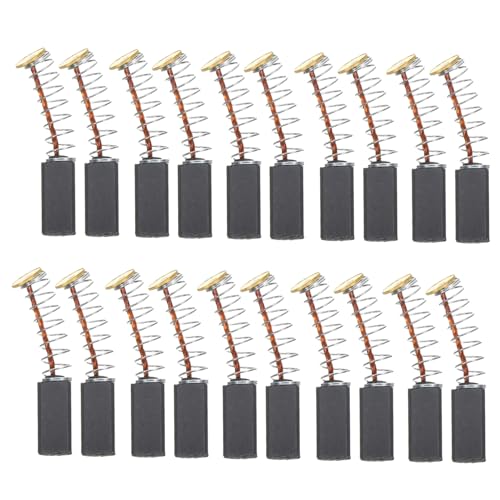 SEWACC 20 Stück Kohlebürsten für Elektrowerkzeuge Bürsten für Schleifmaschinen Einfache Installation Optimierte Energieeffizient und Kostengünstig SEWACC 20 Stück Kohlebürsten für Elektrowerkzeuge Bürsten für Schleifmaschinen Einfache Installation Optimierte Energieeffizient und Kostengünstig von SEWACC