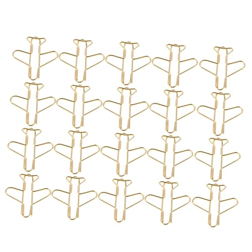 SEWACC 20 Stück Kreative Metall Lesezeichen für Planner Lustige Büroklammern für Scrapbooking Reisen und Schulprojekte für Lehrer und Dokumentenorganisation von SEWACC