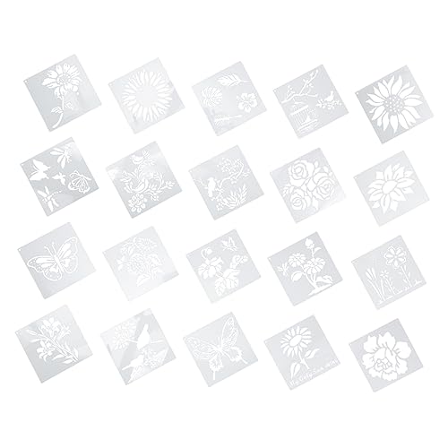 SEWACC 20 Stück Mal Gravur Vorlage Schmetterlings Schablone Wiederverwendbare Mini Schablonen Fliegende Schmetterlings Vorlage Kunst Schablonen Zum Zeichnen Schmetterlings SEWACC 20 Stück Mal Gravur Vorlage Schmetterlings Schablone Wiederverwendbare Mini Schablonen Fliegende Schmetterlings Vorlage Kunst Schablonen Zum Zeichnen Schmetterlings von SEWACC