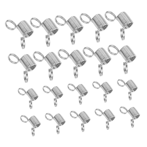 SEWACC 20 Stück Metallperlen Drahtstopper für Armband Halskette und Ohrringe Diy Zubehör für Präzises Basteln von SEWACC