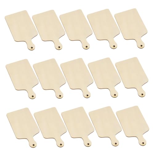 SEWACC 20 Stück Mini Holzschneidebretter Unlackierte Holzscheiben für Diy Bastelprojekte Vielseitige Nutzung für Home Decor und Kreative Aktivitäten von SEWACC