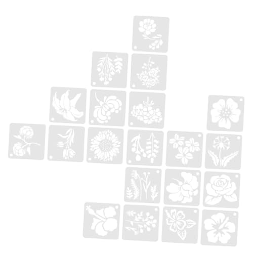 SEWACC 20 Stück Präzise Malvorlagen für Diy Wandgestaltung Holzmalerei und Bastelprojekte für Anfänger und Kreative Raumdekoration von SEWACC