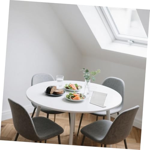 SEWACC 20 Stück Teiliges Acryl Preisschild Transparenter Bruchsicherer Sign Holder mit Etikettenfach Platzsparender Aufrechter Tischaufsteller für Food Labels Buffet und Preisdisplay von SEWACC