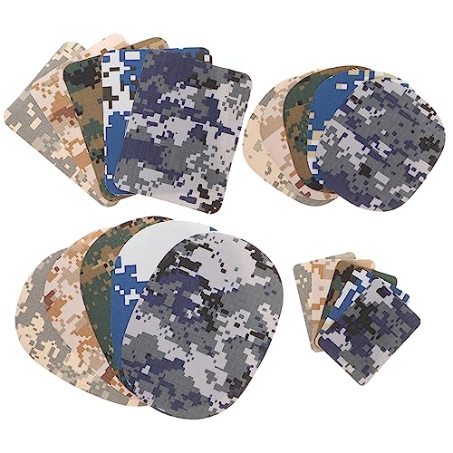 SEWACC 20 Stück Teiliges Camouflage Bügel Flicken Praktische Kleine Reparatur Patches aus Strapazierfähigem Polyester zum Aufbügeln und Nähen Campingkleidung Zelten Jacken und Rucksäcken SEWACC 20 Stück Teiliges Camouflage Bügel Flicken Praktische Kleine Reparatur Patches aus Strapazierfähigem Polyester zum Aufbügeln und Nähen Campingkleidung Zelten Jacken und Rucksäcken von SEWACC
