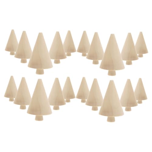 SEWACC 20 Stück Teiliges DIY Holz Weihnachtsbaum Kleine Blanko Holzbäume zum Bemalen Glatte Oberfläche Langlebiges Material Kreative Dekoration für Schule Hochzeit Party SEWACC 20 Stück Teiliges DIY Holz Weihnachtsbaum Kleine Blanko Holzbäume zum Bemalen Glatte Oberfläche Langlebiges Material Kreative Dekoration für Schule Hochzeit Party von SEWACC