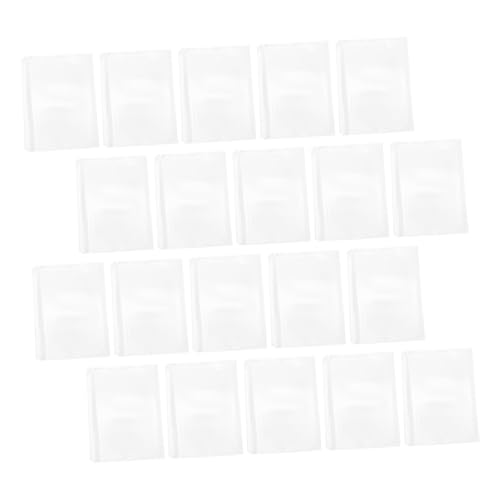 SEWACC 20 Stück Teiliges Dokumentenmappe Klarsichthüllen Material Transparent Schutz für Büro Schule Zuhause Organizer Photocard Sleeves Plastic Binder Sleeves von SEWACC