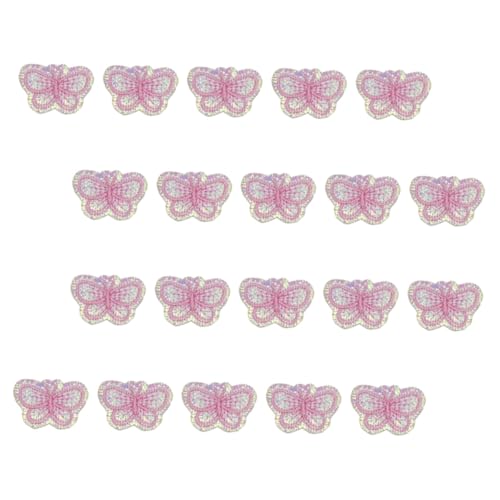 SEWACC 20 Stück Teiliges Fluoreszierende Schmetterling Bügelflicken Strapazierfähige Textilaufnäher zum Aufbügeln DIY Kleidung Reparatur und Dekoration Einfach mit Haushaltsbügeleisen SEWACC 20 Stück Teiliges Fluoreszierende Schmetterling Bügelflicken Strapazierfähige Textilaufnäher zum Aufbügeln DIY Kleidung Reparatur und Dekoration Einfach mit Haushaltsbügeleisen von SEWACC