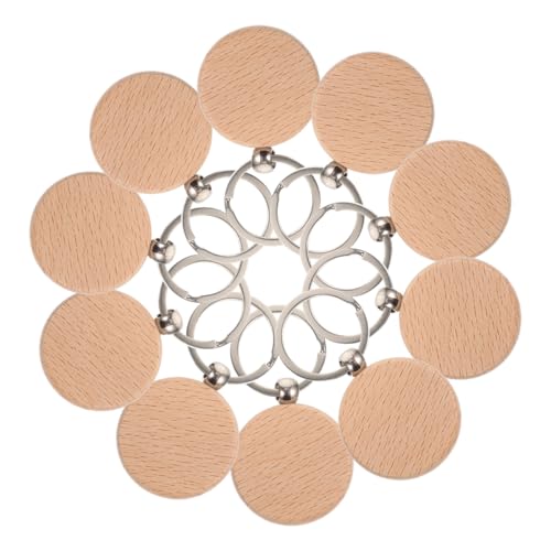 SEWACC 20 Stück Teiliges Holz Schlüsselanhänger Runde DIY Schlüsselringe zum Basteln Leichte Holz Anhänger für Schlüsselbund Taschenanhänger Praktische Geschenkidee für Schule und Alltag SEWACC 20 Stück Teiliges Holz Schlüsselanhänger Runde DIY Schlüsselringe zum Basteln Leichte Holz Anhänger für Schlüsselbund Taschenanhänger Praktische Geschenkidee für Schule und Alltag von SEWACC