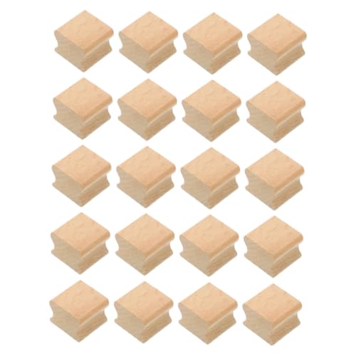 SEWACC 20 Stück Teiliges Holzstempel Blanko mit Rillen Langlebige Buchenholz Stempel zum Schnitzen Wiederverwendbar Leicht für Diy Basteln und Scrapbooking SEWACC 20 Stück Teiliges Holzstempel Blanko mit Rillen Langlebige Buchenholz Stempel zum Schnitzen Wiederverwendbar Leicht für Diy Basteln und Scrapbooking von SEWACC