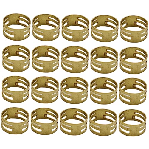 SEWACC 20 Stück Teiliges Jump Ring Öffner aus Kupfer Langlebiges Schmuckbastelwerkzeug zum Mühelosen Öffnen und Schließen von Sprungringen für DIY Schmuckherstellung und Reparatur SEWACC 20 Stück Teiliges Jump Ring Öffner aus Kupfer Langlebiges Schmuckbastelwerkzeug zum Mühelosen Öffnen und Schließen von Sprungringen für DIY Schmuckherstellung und Reparatur von SEWACC
