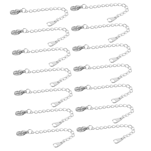 SEWACC 20 Stück Teiliges Karabiner Verlängerungsketten für Armband Halskette DIY Schmuckherstellung Langlebige Schmuckzubehörverlängerung für Individuellen Schmuck SEWACC 20 Stück Teiliges Karabiner Verlängerungsketten für Armband Halskette DIY Schmuckherstellung Langlebige Schmuckzubehörverlängerung für Individuellen Schmuck von SEWACC