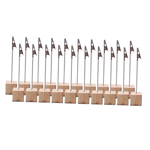 SEWACC 20 Stück Teiliges Kreative Holzklammer Tischkartenhalter mit Stabilem Sockel Vielseitig als Visitenkartenhalter Menüclip und Fotohalter für Hochzeit Party Büro und Zuhause SEWACC 20 Stück Teiliges Kreative Holzklammer Tischkartenhalter mit Stabilem Sockel Vielseitig als Visitenkartenhalter Menüclip und Fotohalter für Hochzeit Party Büro und Zuhause von SEWACC
