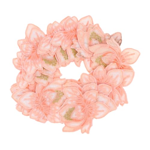 SEWACC 20 Stück Teiliges Lotus Blüten Aufnäher zum Aufbügeln Bestickte Blumen Applikationen für Kleidung Taschen DIY Bastelprojekte Strapazierfähige Flicken für Kleider Jeans Hüte Schuhe von SEWACC