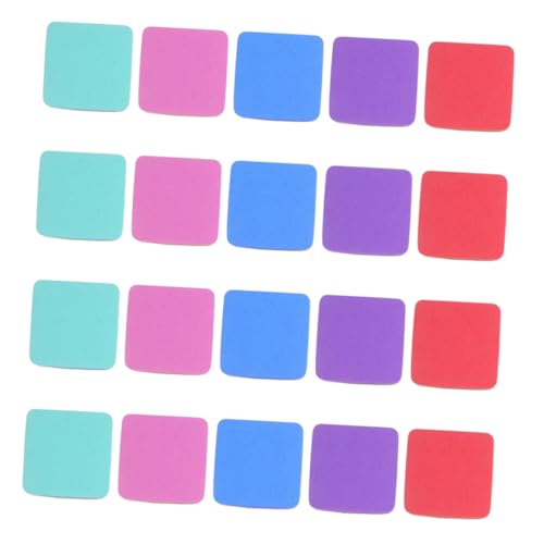 SEWACC 20 Stück Teiliges Magnetische Whiteboard-miniwischer Kleine Farbige Trockenwischreiniger für Schule Büro Lehrer und Handlich Leicht und Vielseitig Einsetzbar SEWACC 20 Stück Teiliges Magnetische Whiteboard-miniwischer Kleine Farbige Trockenwischreiniger für Schule Büro Lehrer und Handlich Leicht und Vielseitig Einsetzbar von SEWACC