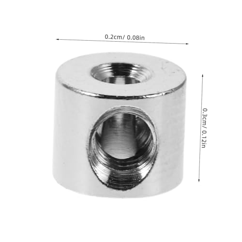 SEWACC 20 Stück Teiliges Metallverschluss für Broschen mit Gewindesicherung Schraubverschluss für Sichere Befestigung Ersatz Locking Pin Backs Langlebig und Präzise für DIY Schmuck SEWACC 20 Stück Teiliges Metallverschluss für Broschen mit Gewindesicherung Schraubverschluss für Sichere Befestigung Ersatz Locking Pin Backs Langlebig und Präzise für DIY Schmuck von SEWACC