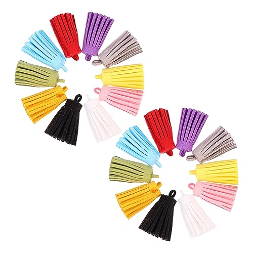 SEWACC 20 Stück Teiliges Quasten Weiche DIY Ohrring Anhänger mit Aufhängeloch Bunte Tassel für Schmuckherstellung Handyhüllen Taschen und Bastelzubehör SEWACC 20 Stück Teiliges Quasten Weiche DIY Ohrring Anhänger mit Aufhängeloch Bunte Tassel für Schmuckherstellung Handyhüllen Taschen und Bastelzubehör von SEWACC