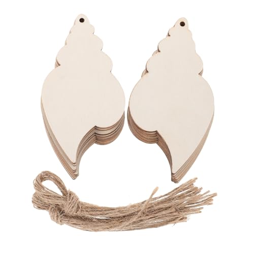 SEWACC 20 Stück Unvollendete Holzmuschel Formen Blanko Küstendekoration für Diy Bastelarbeiten Malen und Strandthemen Dekorationsbedarf SEWACC 20 Stück Unvollendete Holzmuschel Formen Blanko Küstendekoration für Diy Bastelarbeiten Malen und Strandthemen Dekorationsbedarf von SEWACC