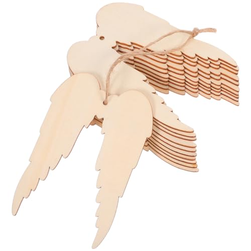 SEWACC 20 Stück Weihnachtsengelsflügel Anhänger Geburtstagsflügel Ausschnitte Partyzubehör Projekte Flügel DIY Bastelarbeiten Flügelausschnitte Ornamente Geburtstagsflügel SEWACC 20 Stück Weihnachtsengelsflügel Anhänger Geburtstagsflügel Ausschnitte Partyzubehör Projekte Flügel DIY Bastelarbeiten Flügelausschnitte Ornamente Geburtstagsflügel von SEWACC