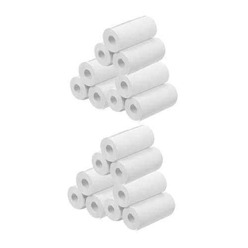 SEWACC 20 Stück Weiße Thermopapier Sofortbildkameras Tintenfreie Aufkleber-etiketten Einfach zu Bedienende Nachfüllung für Kreatives Drucken und Diy-memo Gestaltung von SEWACC