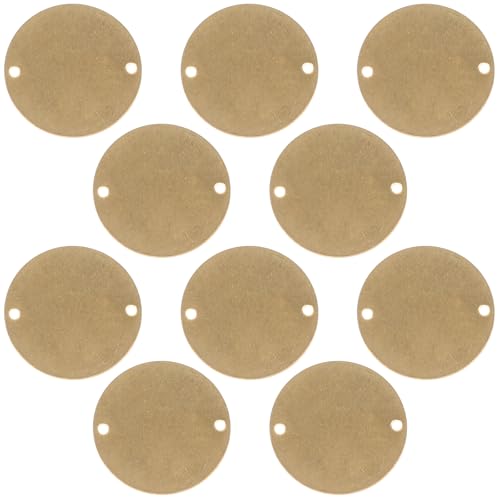 SEWACC 20 Stück runde Kupferscheiben, Stahl, flach, rund, flach, rund, stempeln, Etiketten, kleine dekorative Etiketten, Gravurscheibe, Bastelrohlinge, Charms, flach, Wisking-Werkzeug, runde Etiketten SEWACC 20 Stück runde Kupferscheiben, Stahl, flach, rund, flach, rund, stempeln, Etiketten, kleine dekorative Etiketten, Gravurscheibe, Bastelrohlinge, Charms, flach, Wisking-Werkzeug, runde Etiketten von SEWACC