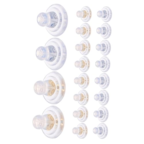 SEWACC 20 Teiliges Silikon Ohrstecker Set Zur Herstellung Von Ohrringen Für Erwachsene Ohrringverschlüsse Für Frauen Verschlüsse Für Ohrstecker Ohrringverschlüsse von SEWACC