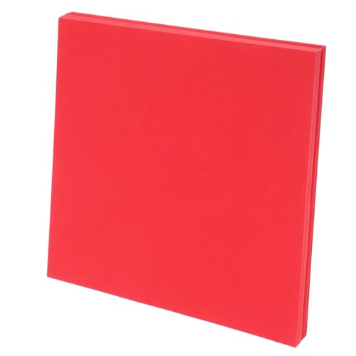 SEWACC 200 Blatt Origami Papier Doppelseitig Quadratisch für Rotes Bastelpapier für Diy Projekte Scrapbooking und Familienaktivitäten von SEWACC