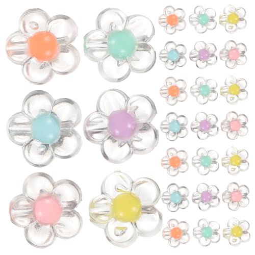 SEWACC 200 Stück Acryl blumenperlen Bunte Transparente Lose Perlen für Schmuckherstellung Armbänder Haar accessoires und DIY Bastelprojekte SEWACC 200 Stück Acryl blumenperlen Bunte Transparente Lose Perlen für Schmuckherstellung Armbänder Haar accessoires und DIY Bastelprojekte von SEWACC