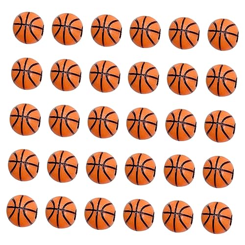 SEWACC 200 Stück Acrylperlen Basketball-perlen Runde Form Für Die Schmuckherstellung Charms-set SEWACC 200 Stück Acrylperlen Basketball-perlen Runde Form Für Die Schmuckherstellung Charms-set von SEWACC