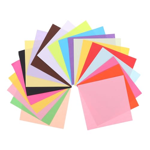 SEWACC 200 Stück Bastelpapier für Origami Papier Farben für Falten und Schneiden Bastelzubehör für Diy Projekte und Vorschulerziehung von SEWACC