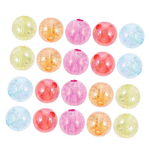 SEWACC 200 Stück Bunte Acryl Spacer Perlen DIY Schmuckherstellung Runde Langlebige Bastelperlen für Armband Halskette Ohrringe Vielseitige Headdress Beads für Kreative Handarbeiten von SEWACC