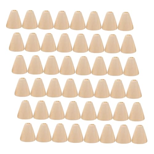 SEWACC 200 Stück Handperlenmaterial Schmuck Natürliche Holzperlen Holzgirlandenperlen Bastelperlen Unfertige Lose Perlen Unfertige Holz Abstandshalterperlen Natürliche Holzperlen von SEWACC