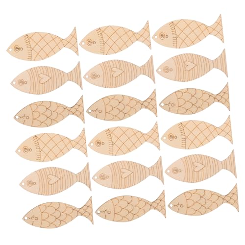SEWACC 200 Stück Holz Fisch Wanddeko Küstenmotive Hängende Ornamente Nautische Fische Skulpturen Diy Malbare Bastelarbeit für SEWACC 200 Stück Holz Fisch Wanddeko Küstenmotive Hängende Ornamente Nautische Fische Skulpturen Diy Malbare Bastelarbeit für von SEWACC