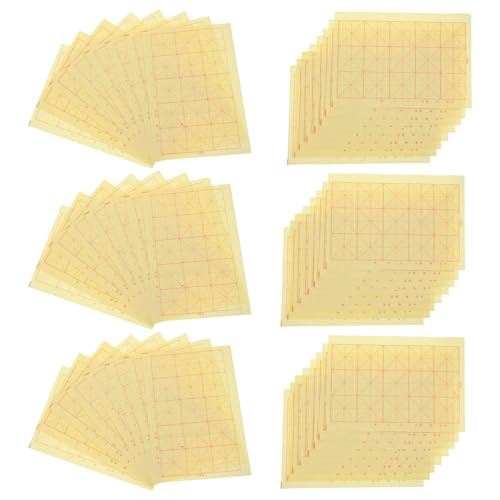 SEWACC 200 Stück Kalligraphiepapiere für Anfänger Sumi Papier mit Raster für Chinesische Üben und Kalligraphiefähigkeiten SEWACC 200 Stück Kalligraphiepapiere für Anfänger Sumi Papier mit Raster für Chinesische Üben und Kalligraphiefähigkeiten von SEWACC