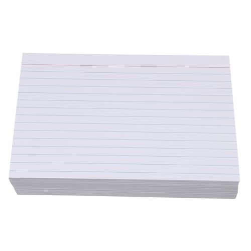SEWACC 200 Stück Linierte Karteikarten Notizblöcke für Studenten für Vokabeltraining Praktische Flashcards für Notizen für Unterwegs SEWACC 200 Stück Linierte Karteikarten Notizblöcke für Studenten für Vokabeltraining Praktische Flashcards für Notizen für Unterwegs von SEWACC