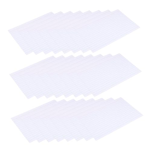 SEWACC 200 Stück Linierte Karteikarten Weiß Horizontal Bedruckt College Lernkarten für Notizen To Do Listen Schreibpapier für Studium Büro und Bastelprojekte von SEWACC