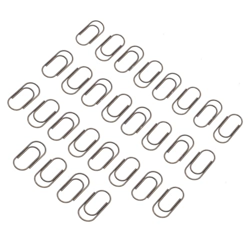 SEWACC 200 Stück Metall Büroklammern Bronze Mini Retro Design Kleine Papierklammern für Lesezeichen Memo Organisation DIY Projekte Büro Schule von SEWACC