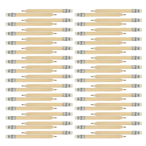 SEWACC 200 Stück Mini Holz Golfbleistifte mit Radiergummi Kurz Vorgeschärft für Scorecards Büro und Schule Praktische und Tragbare Lösung für Golf und Outdoor Aktivitäten SEWACC 200 Stück Mini Holz Golfbleistifte mit Radiergummi Kurz Vorgeschärft für Scorecards Büro und Schule Praktische und Tragbare Lösung für Golf und Outdoor Aktivitäten von SEWACC