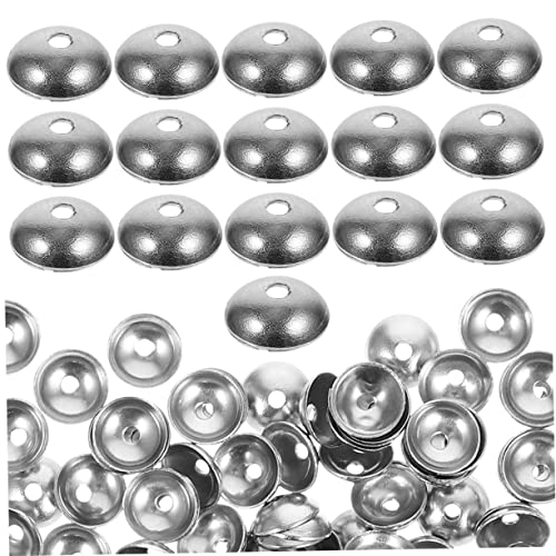 SEWACC 200 Stück Perlenkappen für DIY Schmuckherstellung Spacer Caps für und Armbänder Schmuckzubehör für Kreative Bastelprojekte von SEWACC