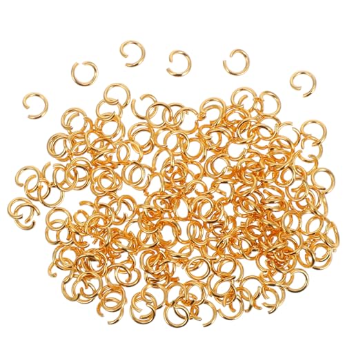SEWACC 200 Stück Teiliges Edelstahl Sprungringe Offen Langlebige Korrosionsbeständige Metallringe für Schmuckherstellung Vielseitige Verbindungselemente zum Basteln von Armbändern und SEWACC 200 Stück Teiliges Edelstahl Sprungringe Offen Langlebige Korrosionsbeständige Metallringe für Schmuckherstellung Vielseitige Verbindungselemente zum Basteln von Armbändern und von SEWACC
