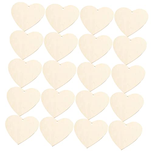 SEWACC 200 Stück Unbehandelte Holzherzen für DIY Bastelprojekte Herzförmige Holzscheiben für Hochzeiten Valentinstag und Dekorationen mit Juteschnur SEWACC 200 Stück Unbehandelte Holzherzen für DIY Bastelprojekte Herzförmige Holzscheiben für Hochzeiten Valentinstag und Dekorationen mit Juteschnur von SEWACC