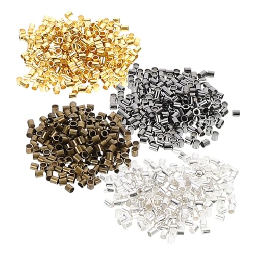 SEWACC 2000 Stück Schmuckzubehör für Diy Projekte Goldene Schwarze Silberne und Antik Bronzene Perlen für Herstellung Armbändern SEWACC 2000 Stück Schmuckzubehör für Diy Projekte Goldene Schwarze Silberne und Antik Bronzene Perlen für Herstellung Armbändern von SEWACC