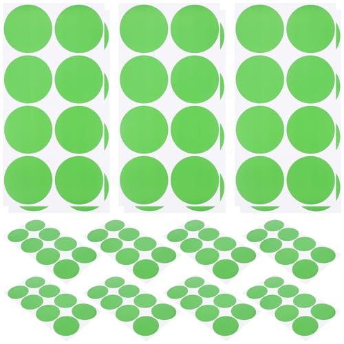 SEWACC 20Blätter Bunte Punktaufkleber Selbstklebende Etiketten für Markierung und Organisation Wiederverwendbare Farbcode Sticker für Schule Büro und Basteln von SEWACC