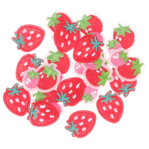 SEWACC 20Stücke Erdbeer Patch Handgestickte DIY Aufnäher für Kleidung Taschen und Rucksäcke und Rote Erdbeeren für Reparaturen und Dekoration SEWACC 20Stücke Erdbeer Patch Handgestickte DIY Aufnäher für Kleidung Taschen und Rucksäcke und Rote Erdbeeren für Reparaturen und Dekoration von SEWACC