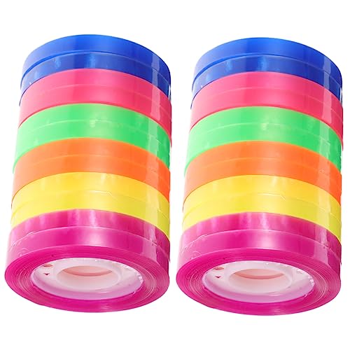 SEWACC 24 Rollen Bunte Transparente Klebebänder DIY Dekorationsbänder für Scrapbooking Basteln und Journaling für Kreative Projekte SEWACC 24 Rollen Bunte Transparente Klebebänder DIY Dekorationsbänder für Scrapbooking Basteln und Journaling für Kreative Projekte von SEWACC